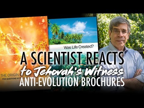 A Scientist Reacts to Jehovah's Witness Anti-Evolution Brochures (feat. Jerry Coyne)