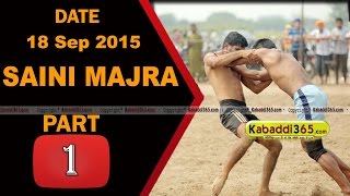 (1) Saini Majra (Mohali) Kabaddi Touranament 18 Sep 2015
