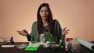 Suport pentru Lumânare de Crăciun DIY 