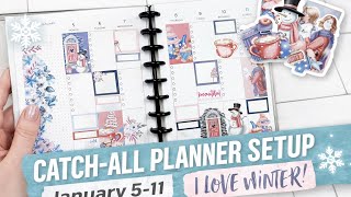 Catch-All Planner Setup | January 5–11 ❄️ Decorative Functional Planning