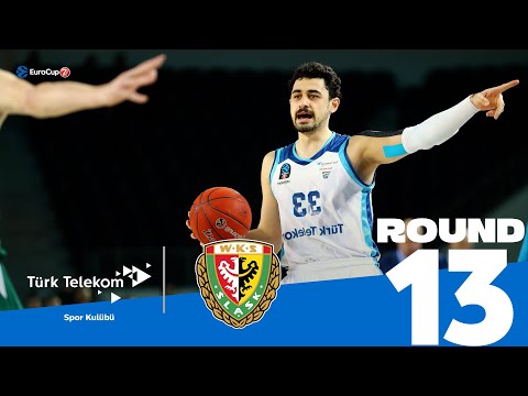 Turk Telekom holds off Slask, secures playoffs! | Round 13 Highlights | 2022-23 7DAYS EuroCup