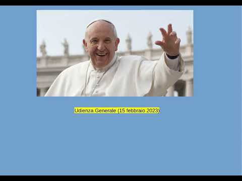 Papa Francesco - Udienza Generale (15 febbraio 2023)