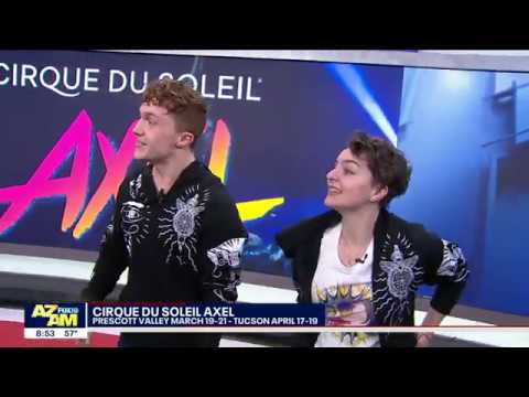 Chandler's Karina Manta & Joe Johnson in Cirque du Soleil's AXEL coming to AZ on FOX 10 -AZ Morning