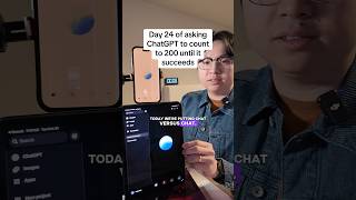 Day 24…ChatGPT vs ChatGPT counting to 200 🎉 #ai #chatgpt