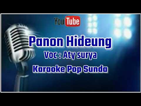 PANON HIDEUNG || KARAOKE POP SUNDA ORIGINAL ||@sonykaraokeofficial