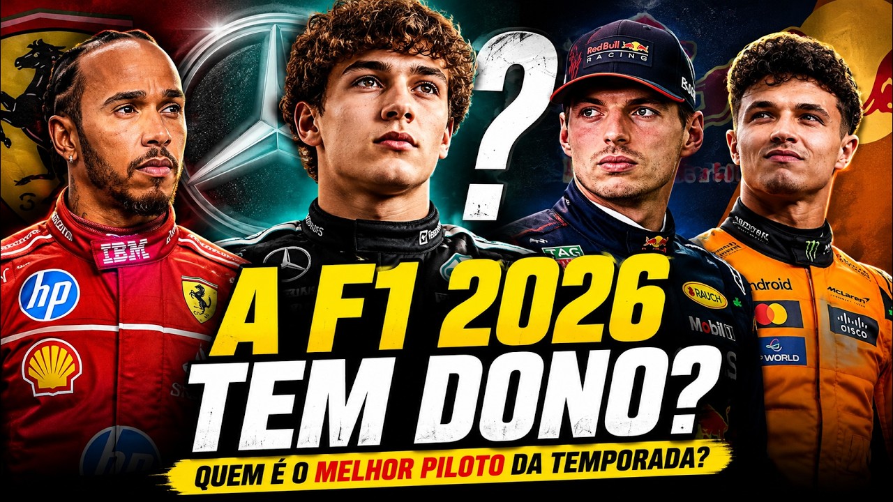 Quem foi o melhor piloto da primeira metade de 2026? F1 2026