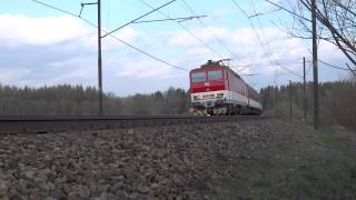 preview picture of video 'Elektrická lokomotíva radu 163 Peršing (ZSSK 163.119-1) @ Os 7854 - Liptovská Mara'