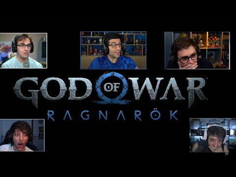 STREAMERS ASSISTINDO AO TRAILER DO GOD OF WAR RAGNAROK