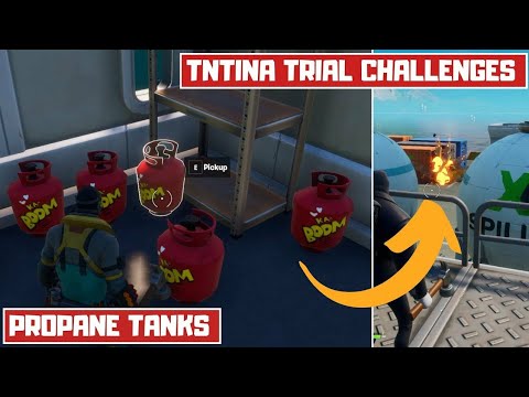 Destroy Structures with Propane Tanks - Fortnite Challenge