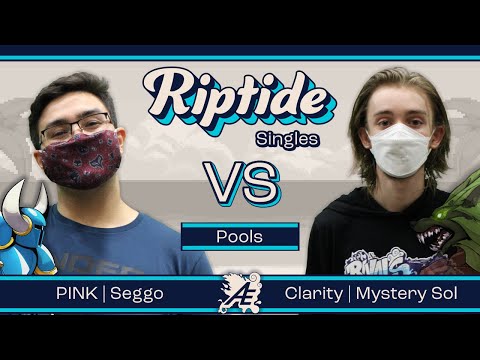 Riptide 2021: PINK | Seggo (Shovel Knight) vs Clarity | Mystery Sol (Sylvanos)