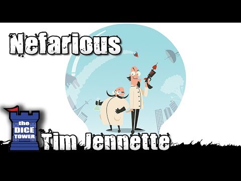 The Dice Tower:  Nefarious review - with Tim Jennette