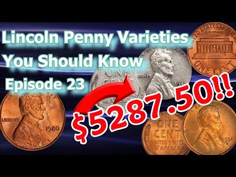 Lincoln Penny Varieties You Should Know Ep. 23 - 1980, 1934, 1943 and How Much They May Be Worth