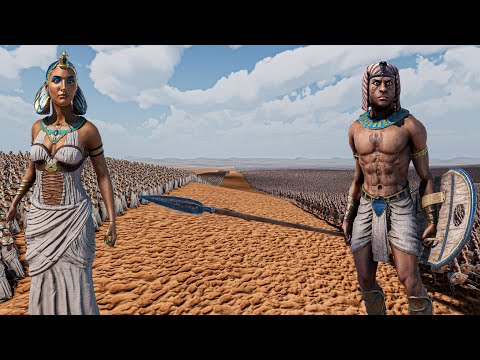 10.000 CLEOPATRA vs 1.5 MILLION EGYPTIAN SPEARMEN - Ultimate Epic Battle Simulator 2 UEBS 2