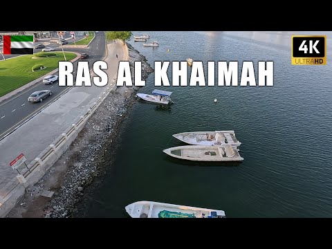 RAS AL KHAIMAH CITY AND KUWAITI MARKET UAE ( 4K ) Walking Tour