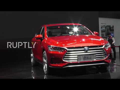 Hybrid sedan Qin Pro debuts at Beijing Auto Show 2018