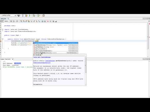 Inetaddress Library Java