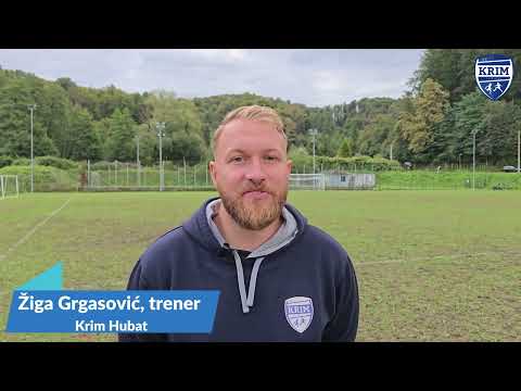 Trener Žiga Grgasović po tekmi Krim Hubat - ŽNK Cerklje