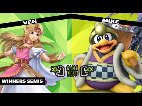 Game Nest Smash It Up: Sugoi | Ven (Zelda) vs Mike (King Dedede/Ridley) - Winners Semis