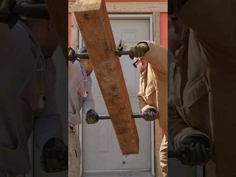 Door vs Battering Ram: Security Bar Test