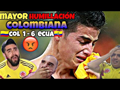 COLOMBIA VS ECUADOR!!!! BEST MOMENTS, WORST HUMILIATION IN RECENT YEARS!!!