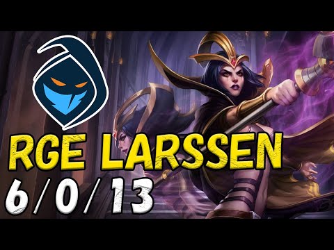RGE Larssen ルブラン(LeBlanc) VS ランブル(Rumble) MID patch 12.18 EUW RANK