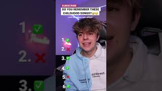 Download lagu IF YOU KNOW ALL THESE CHILDHOOD SONGS YOU WERE RAISED RIGHT😇😎 #viral #shorts #songtest mp3