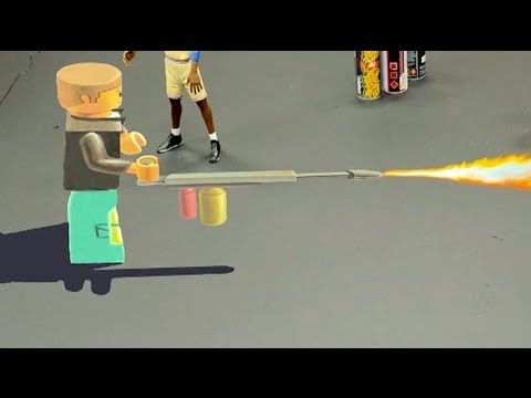 GTA V x LEGO Stop Motion 3D Chalk Art - AWE me Artist Series