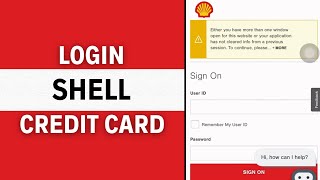 How to Login Shell Credit Card Account Online | Sign In Shell Credit Card