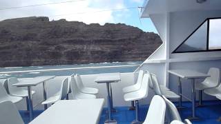 preview picture of video 'On the Ferry from Lanzarote to Isla Graciosa'
