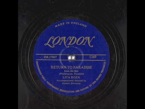 Return To Paradise (1953) - Lita Roza