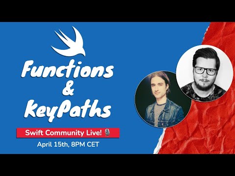 Functions & KeyPaths, Live! 🎙 with @John Sundell thumbnail