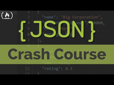 Learn JSON - Full Crash Course for Beginners