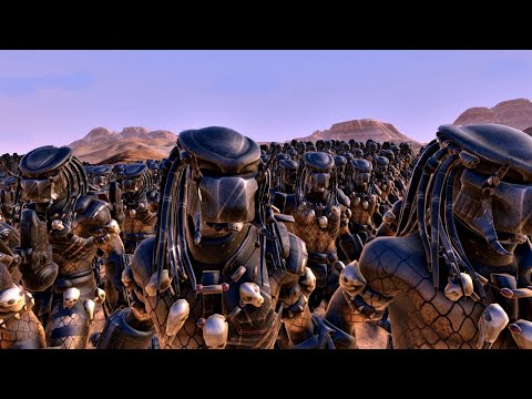 4,000 PREDATOR VS 4,000 STORM TROOPERS (STAR WARS) Ultimate Epic Battle Simulator  UEBS