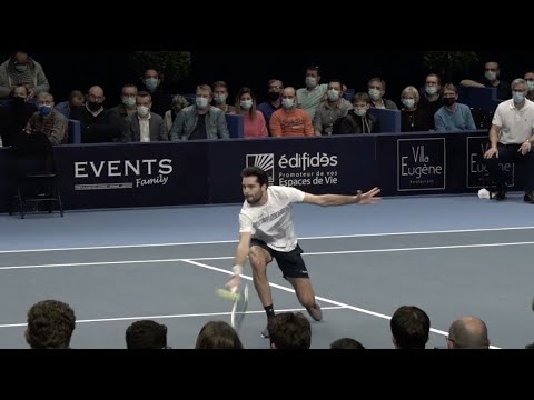 David Goffin vs Jules Marie, great rally 👏