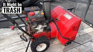 Neglected Craftsman Snow Blower - Can it be Saved?
