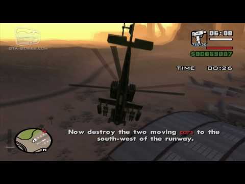 GTA San Andreas - Walkthrough - Pilot School #7 - Destroy Targets (HD)