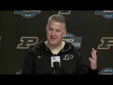 Purdue's 2019 Sweet 16 press conference (FULL)