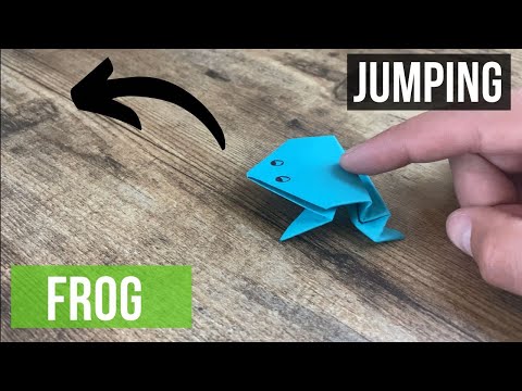 Make An Amazing Origami Frog That Jumps