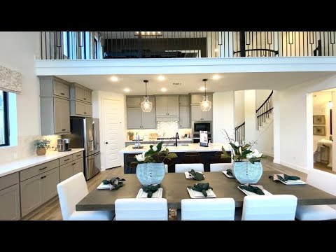 Touring a Brand New Model Home | House Tour | New Luxury Home Design