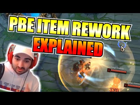 PBE ITEMS EXPLAINED FOR DARIUS - INTRODUCTION TO NEW SHOP + MYTHIC ITEM BREAKDOWN
