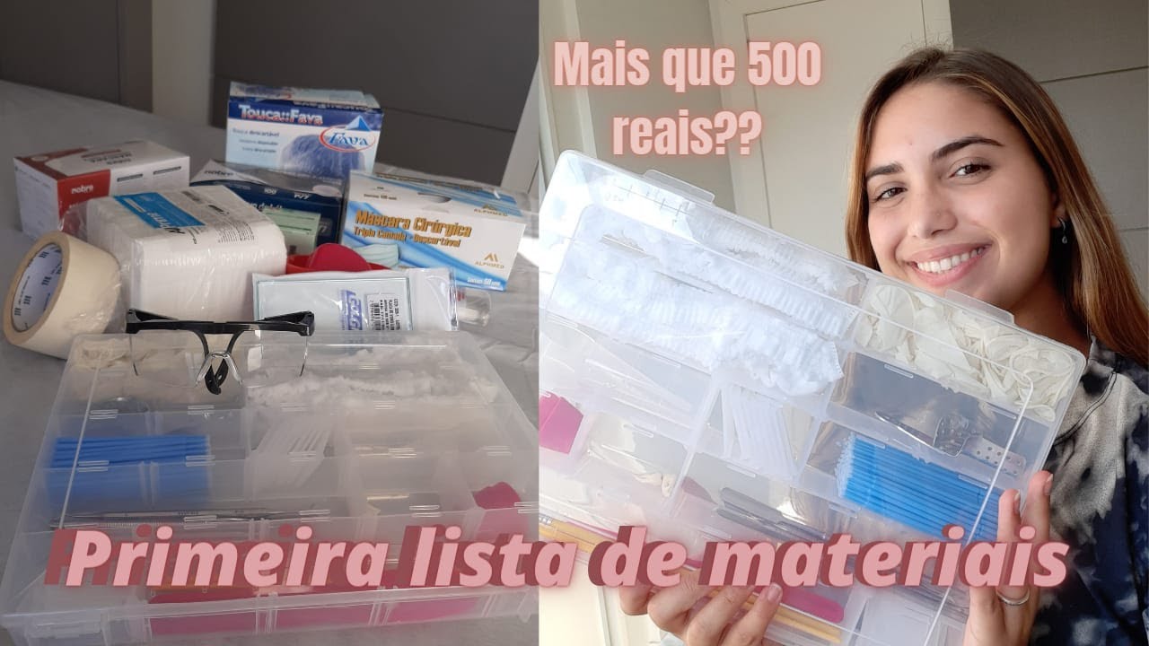 MATERIAIS DO 1° PERÍODO DE ODONTOLOGIA (com valores)