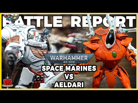 Space Marines vs Aeldari - | LIVE Warhammer 40,000 10th edition
