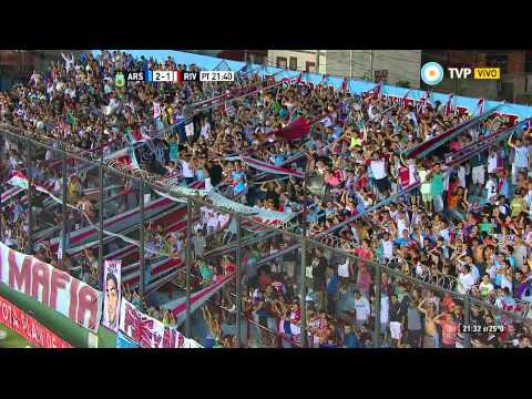 Gol de Pérez. Arsenal 2 - River 1 | Primera División 2015 - Fecha 5