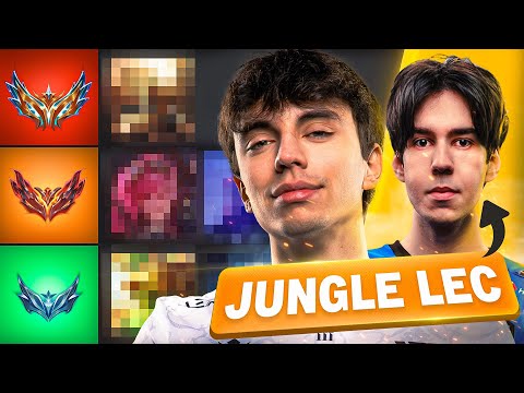 TIERLIST DES MEILLEURS JUNGLERS EN SOLOQUEUE AVEC ISMA (JUNGLER LEC GIANTX)