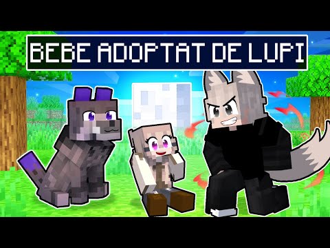 Sunt *BEBE ADOPTAT DE LUPI* in minecraft?!