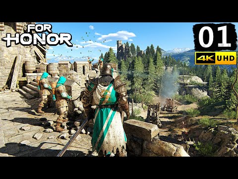 For Honor Gameplay Walkthrough Part 1 - PC 4K No Commentary