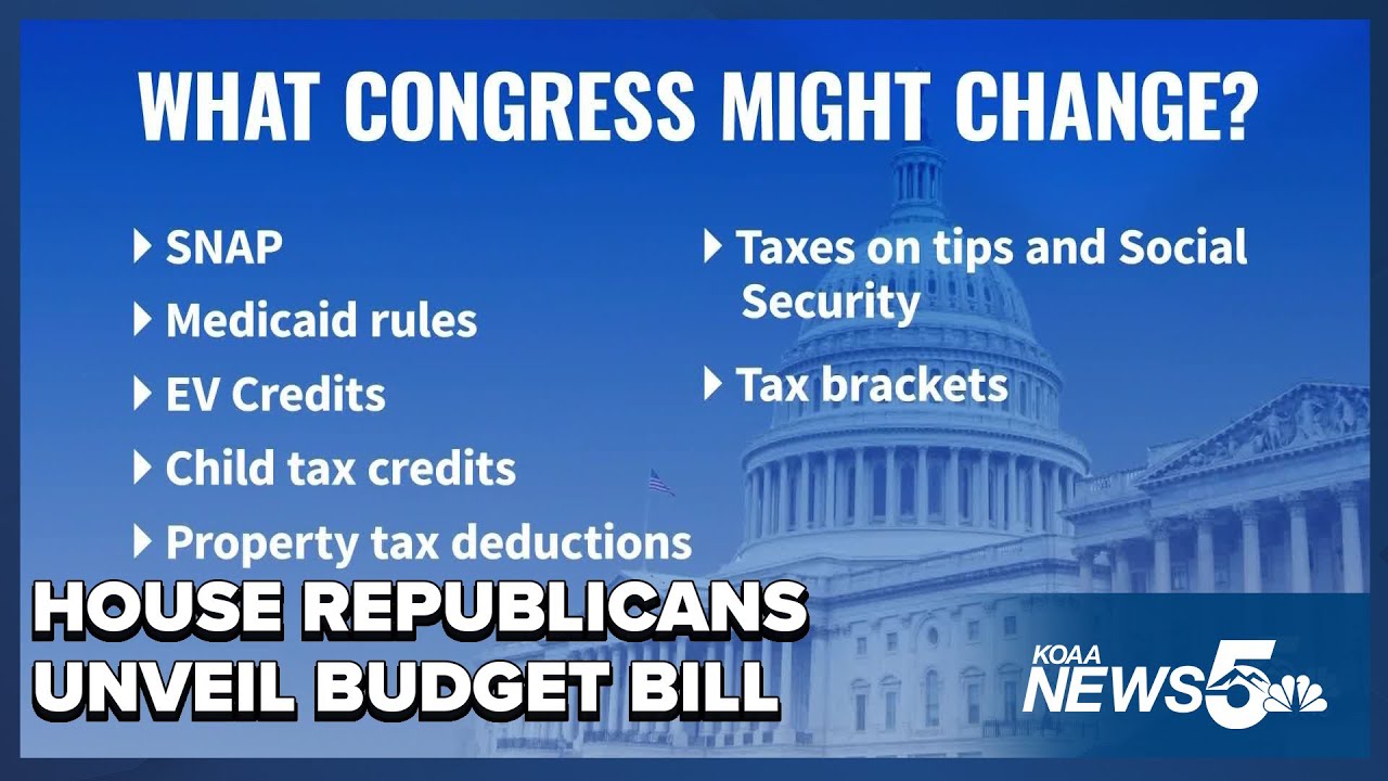 House Republicans Unveil New Budget Bill: Key Highlights and Tax Cuts Explained