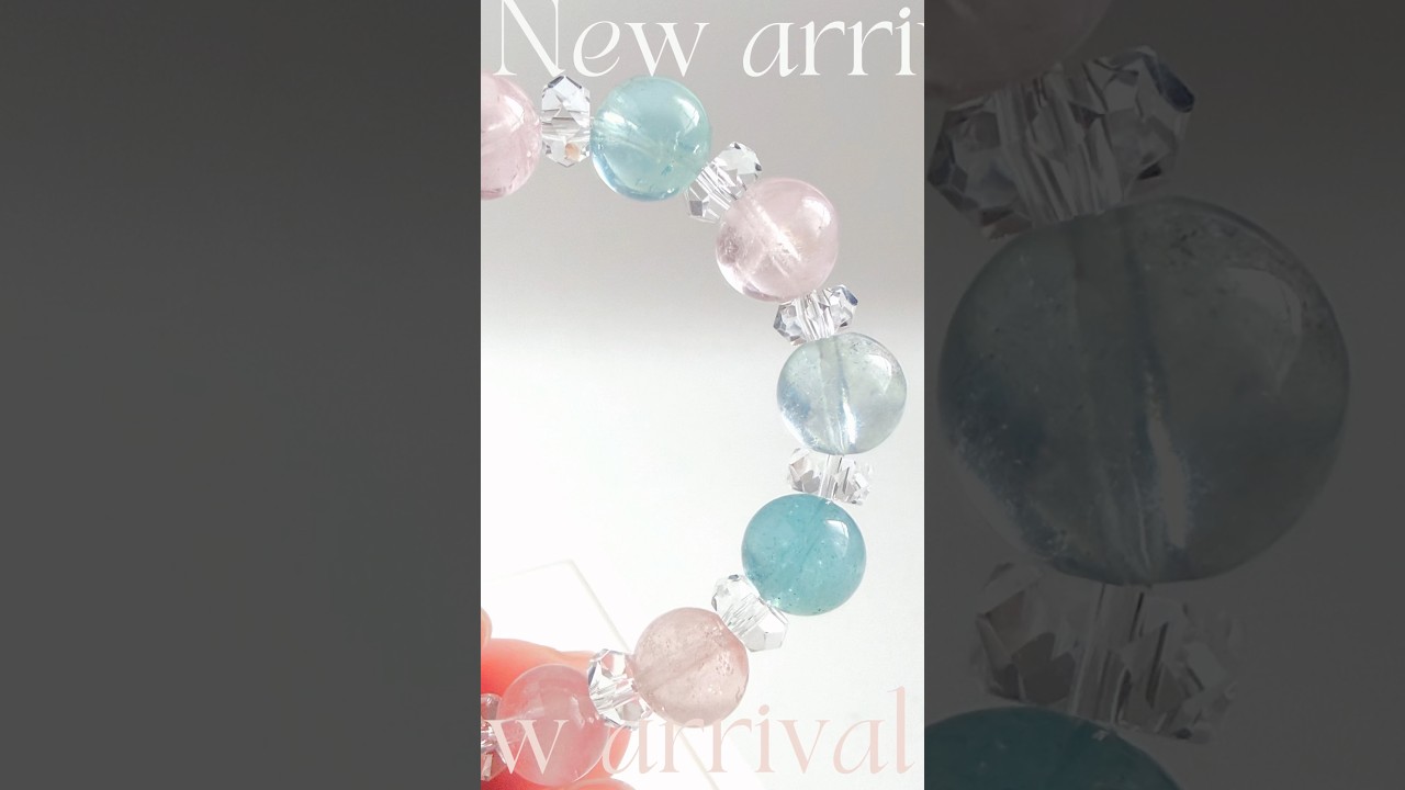 【fuyustone】モルガナイト🤍4月誕生石ブレスレット🤍4月4日（土）1本限定／数量限定発売@fuyustone