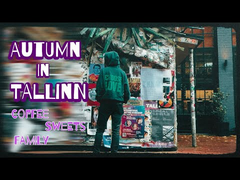 The coziest city in Europe. Autumn in Tallinn. Estonia. Specialty coffee shops, pastries, family
