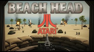 Beach-Head - Atari XL/XE (Gameplay)